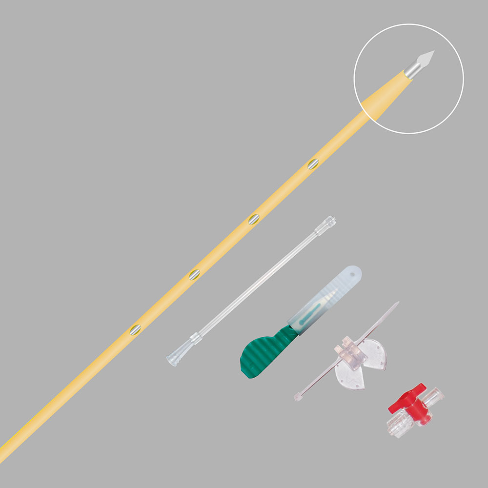 Initial Puncture Needle3 Part Bevel Tip Allwin Medical